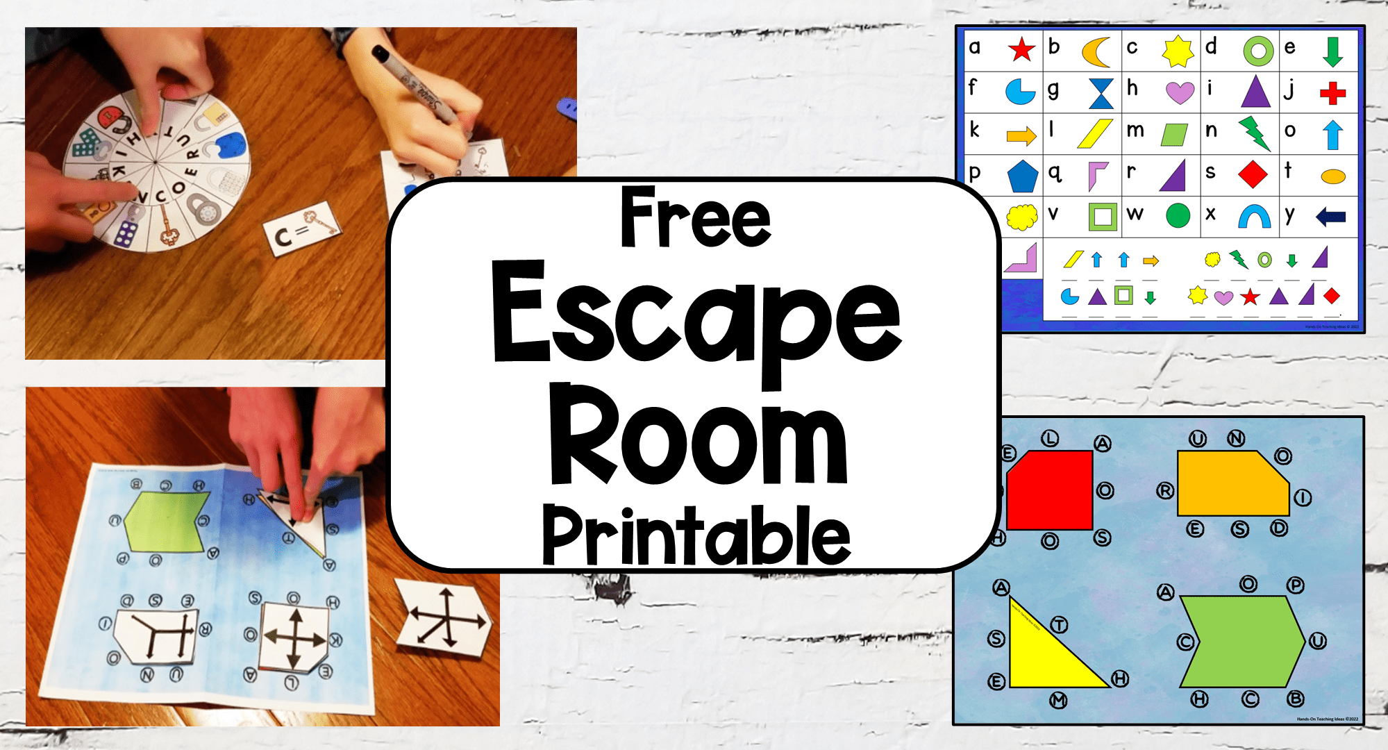 free printable escape room pdf