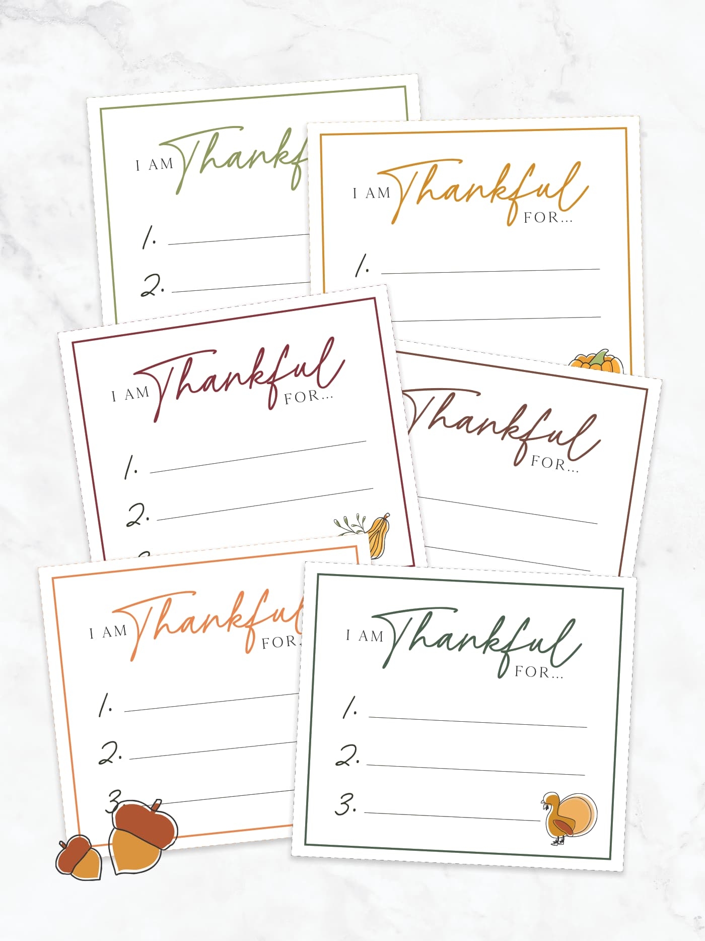 free printable i am thankful for