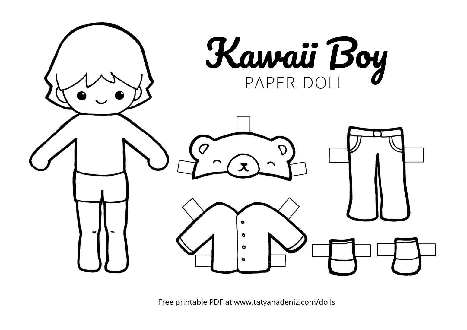 free paper doll printables