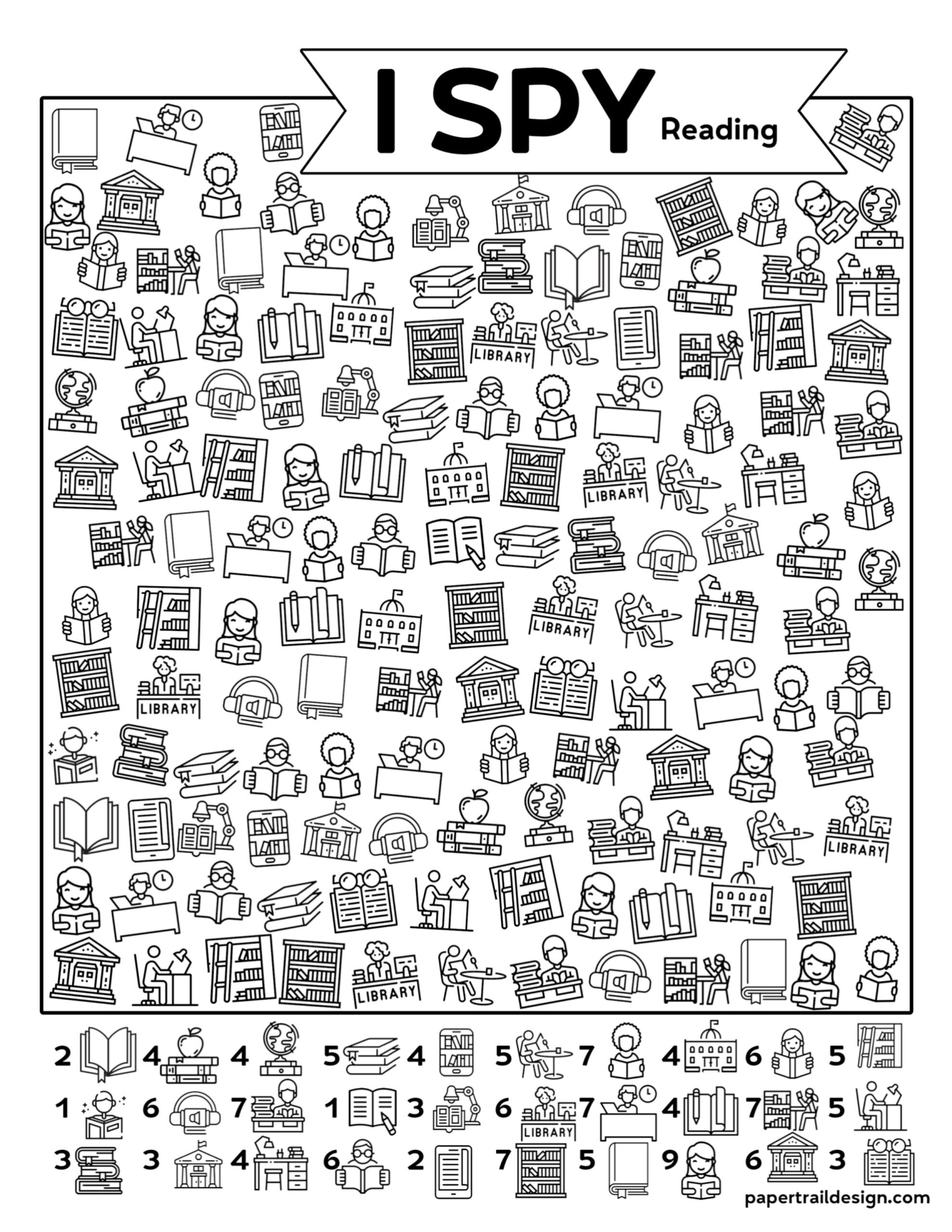 free printable library worksheets