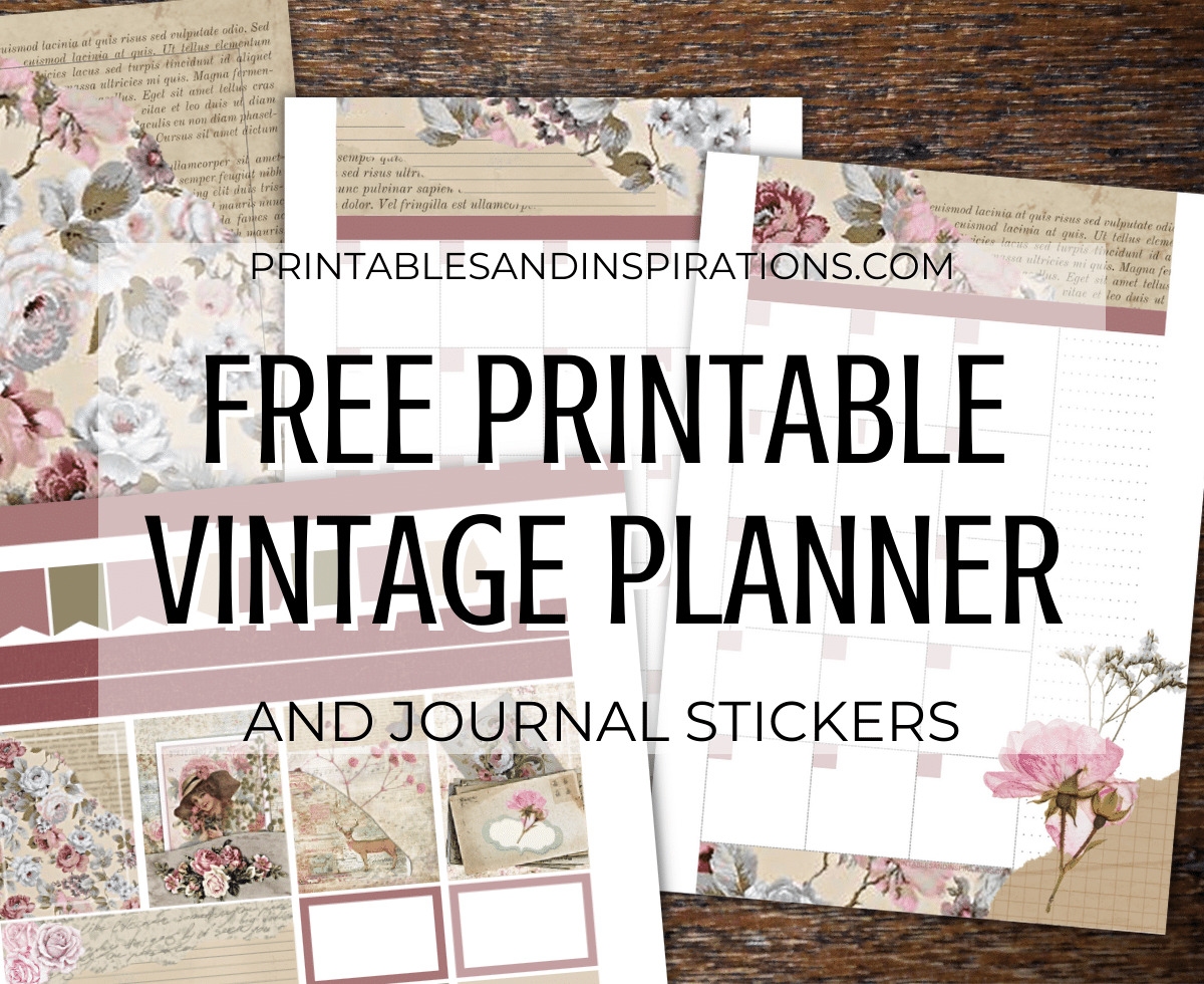 aesthetic free printable journal kit