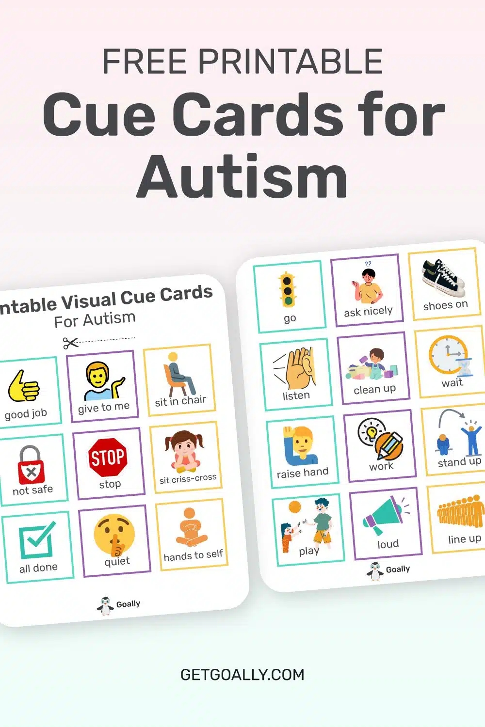 free printable communication cards for autism