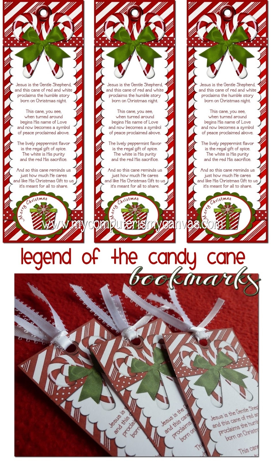candy cane story free printable