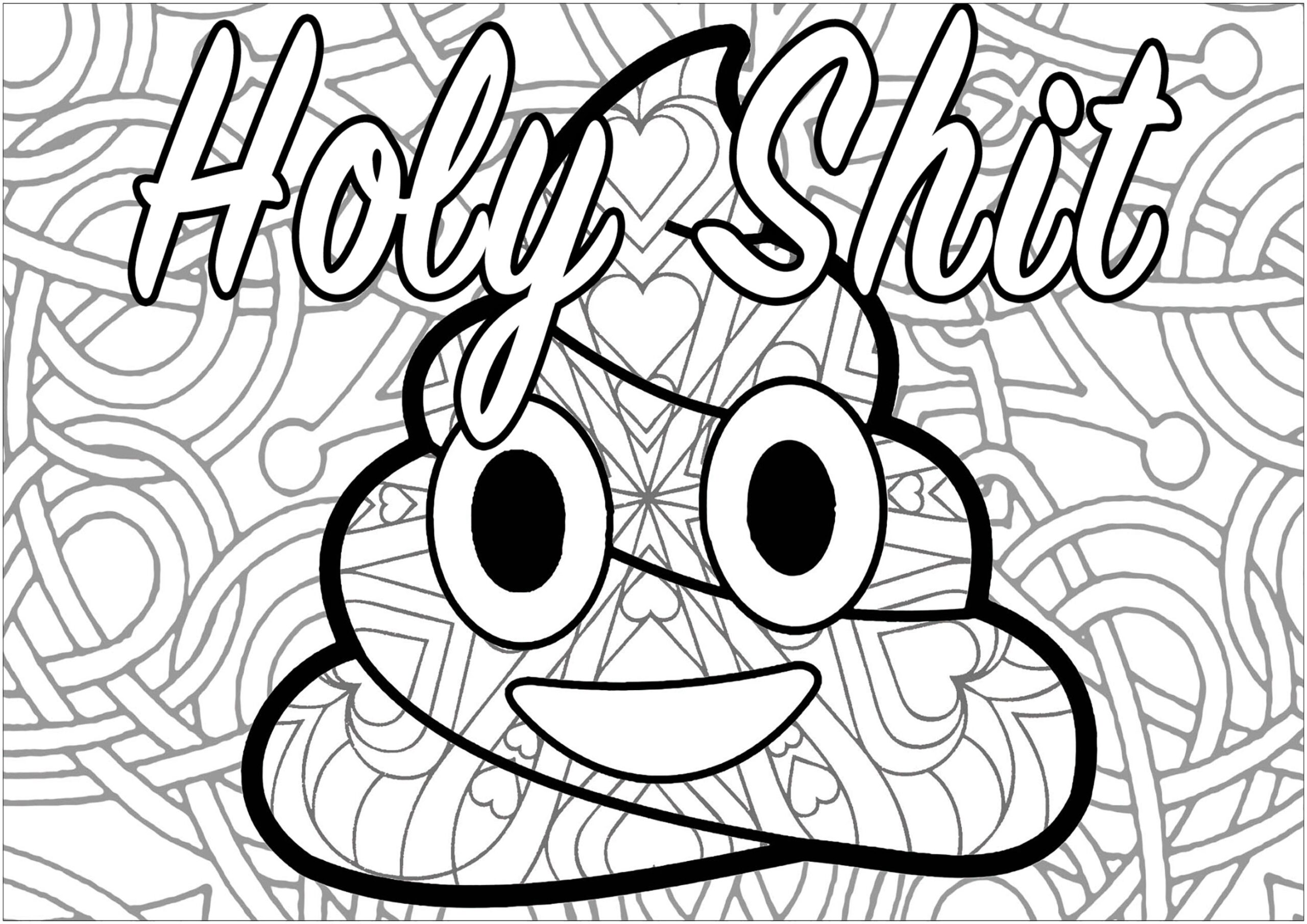 printable swear word coloring pages free