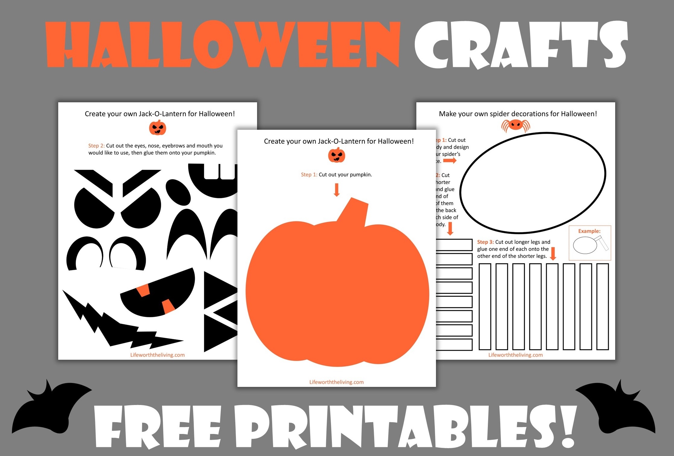 free printable halloween crafts