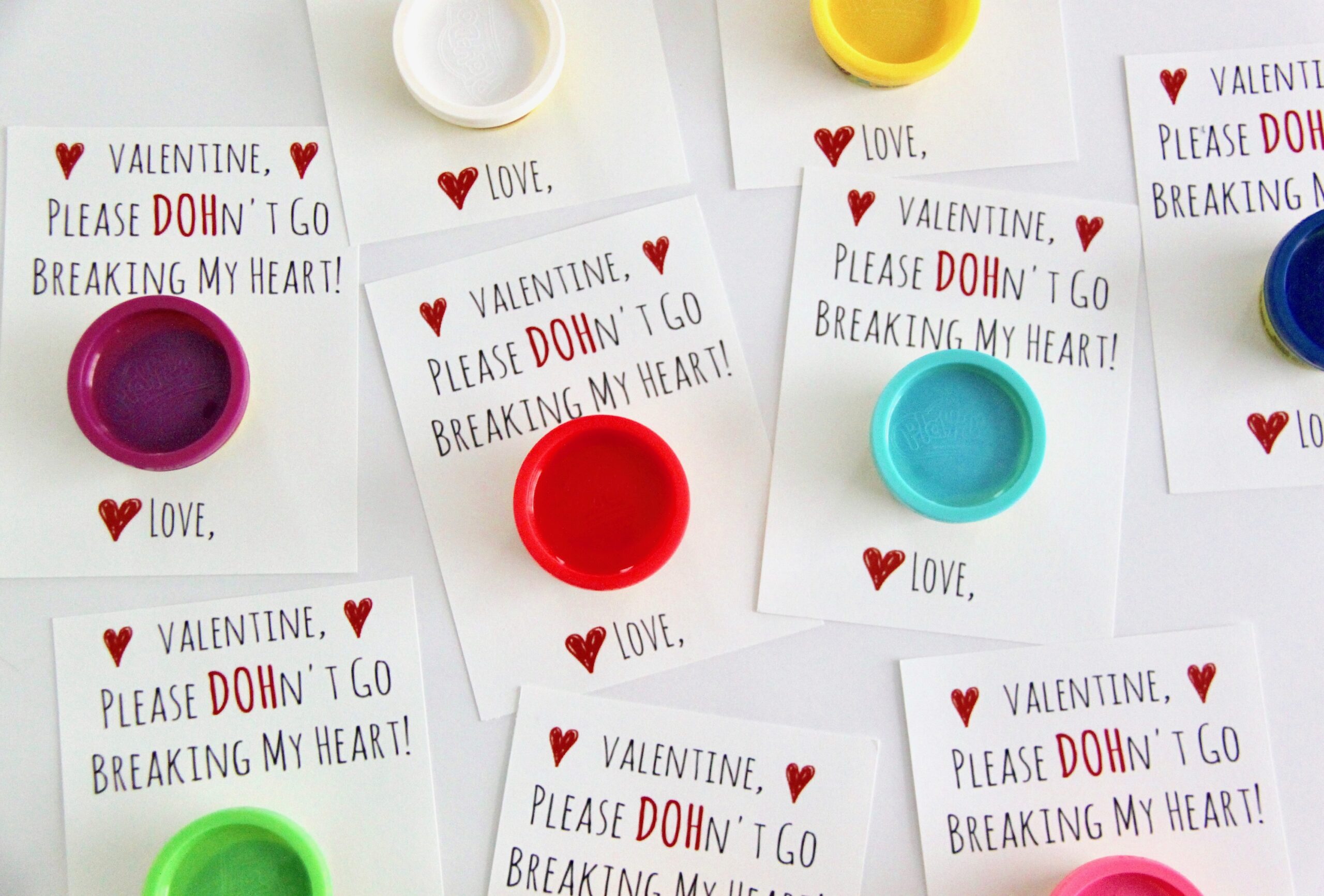 play doh valentine printable free