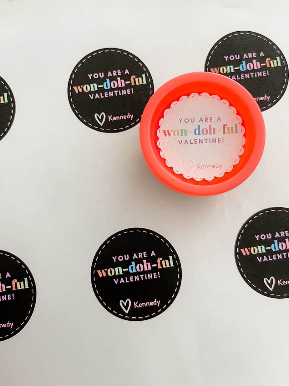 play doh valentine printable free