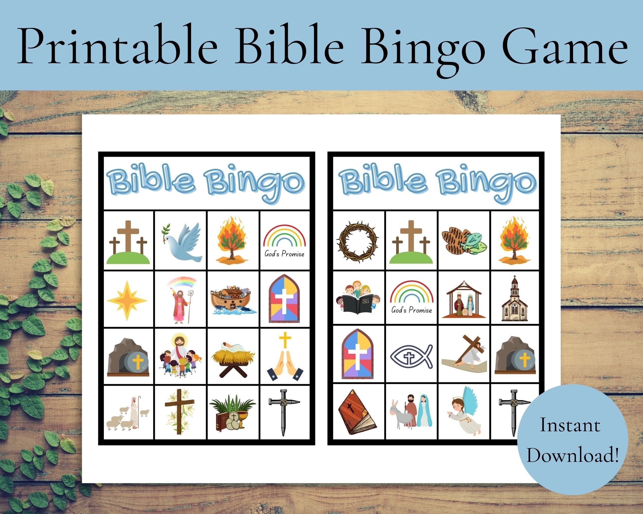 bible bingo free printable