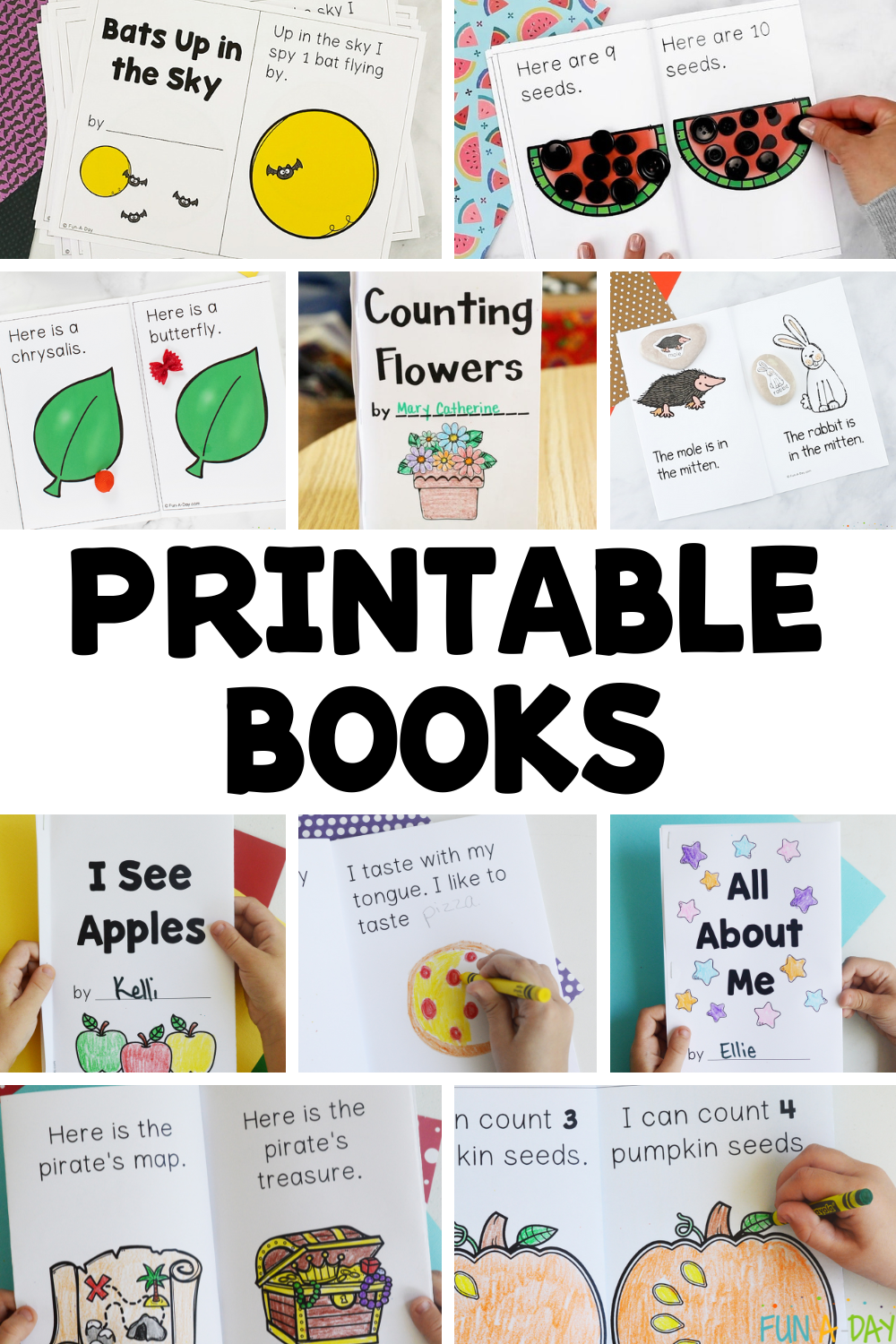 free printable mini books pdf