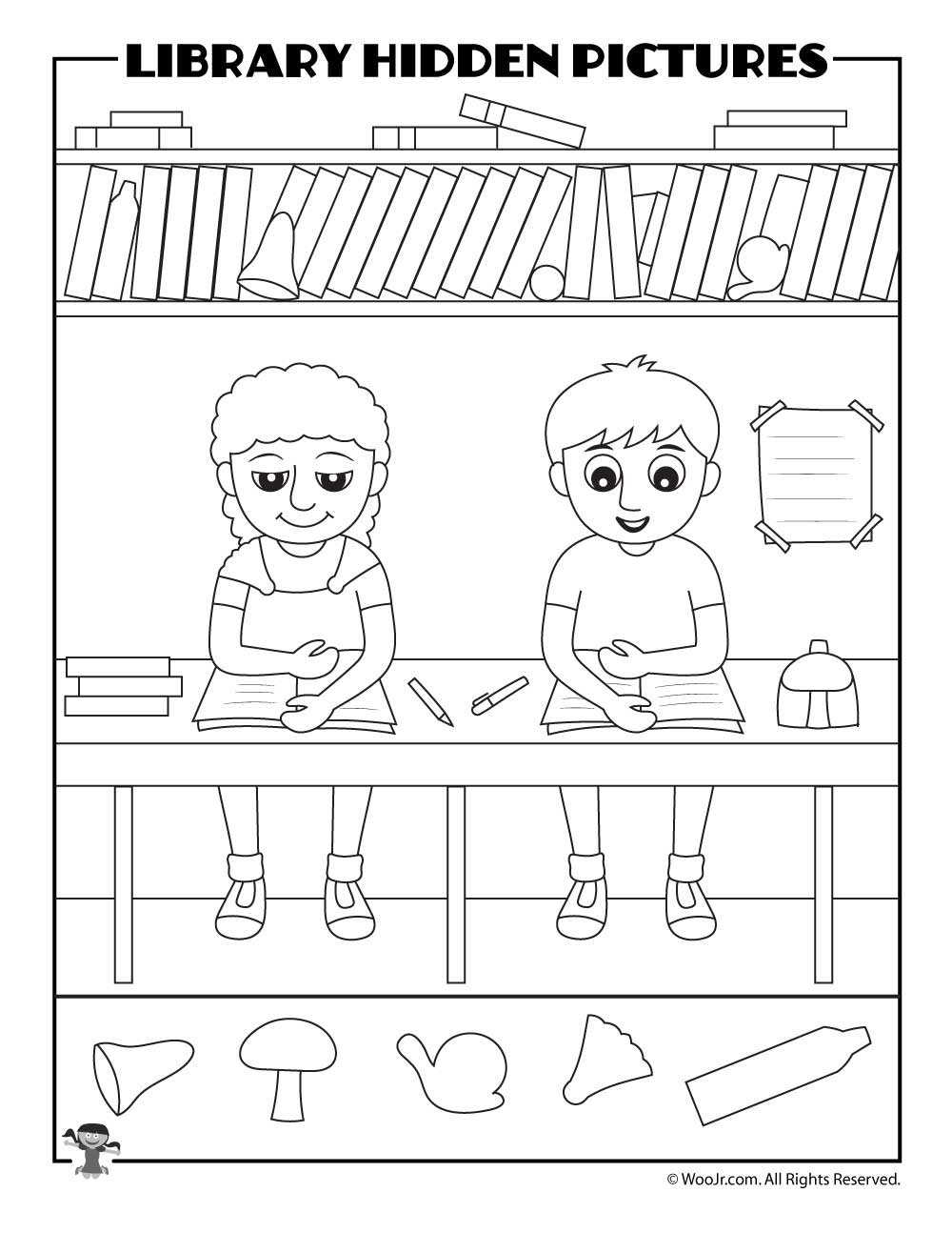 free printable library worksheets