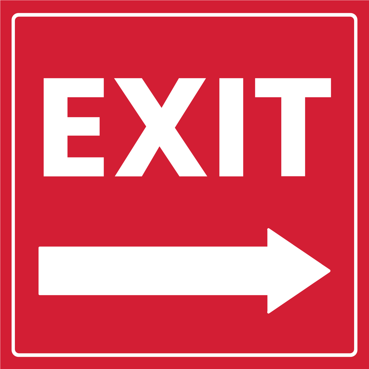 printable exit signs free