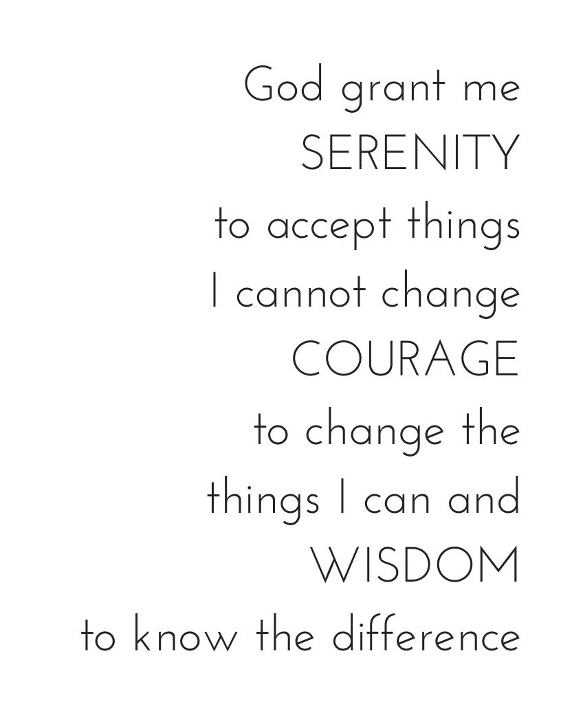 serenity prayer printable image free