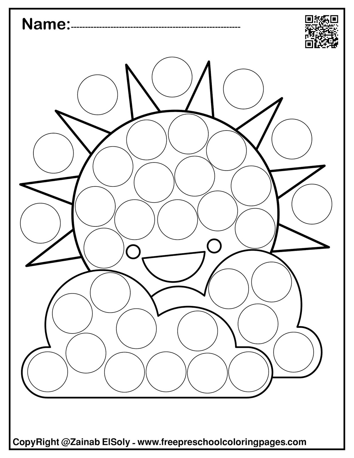 dot art printables pdf free