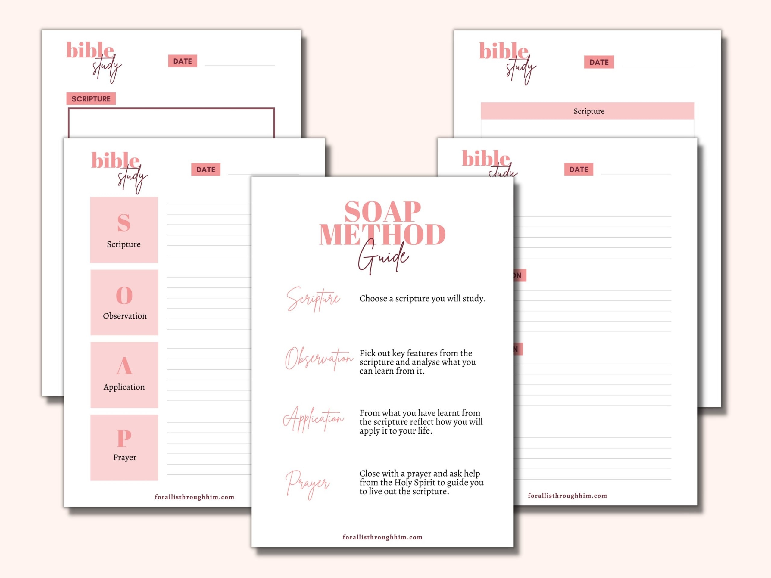 soap bible study method free printable