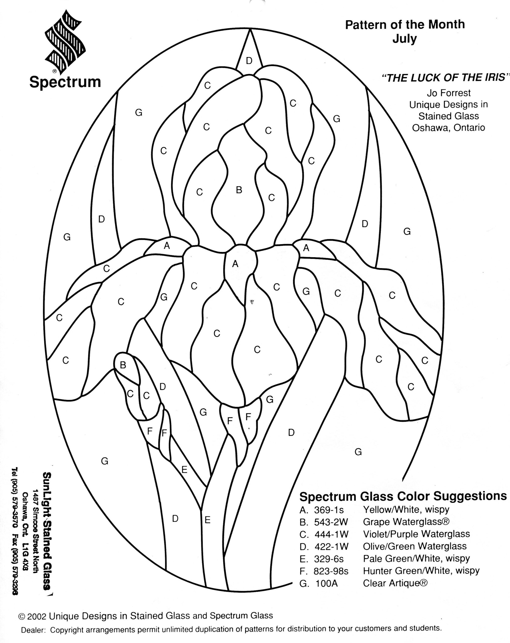 free printable stained glass patterns pdf