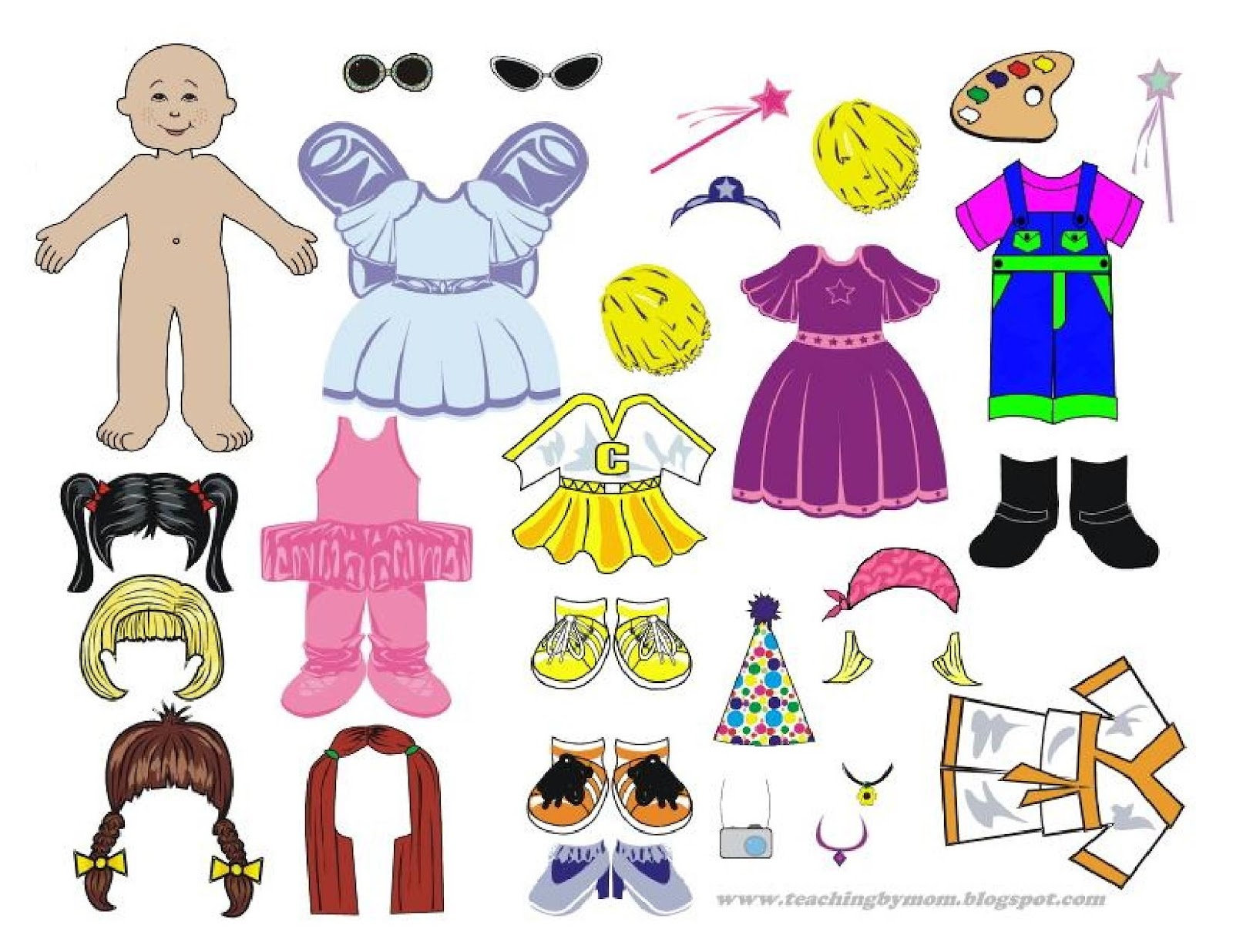 free paper doll printables