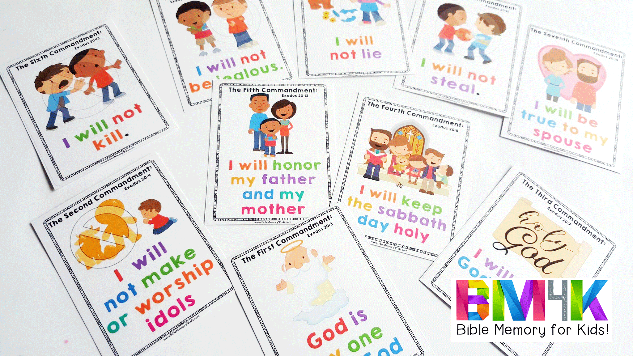free 10 commandments printables
